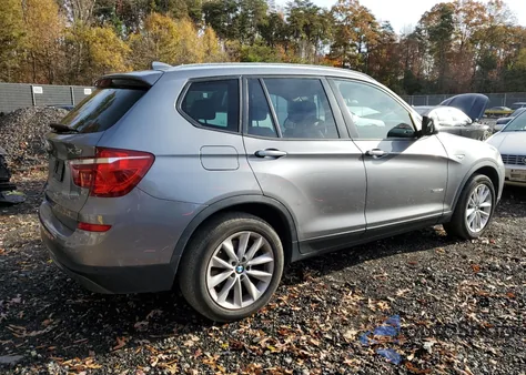 2017 BMW X3 xDrive28I из США, поврежденный, VIN 5UXWX9C39H0T17544